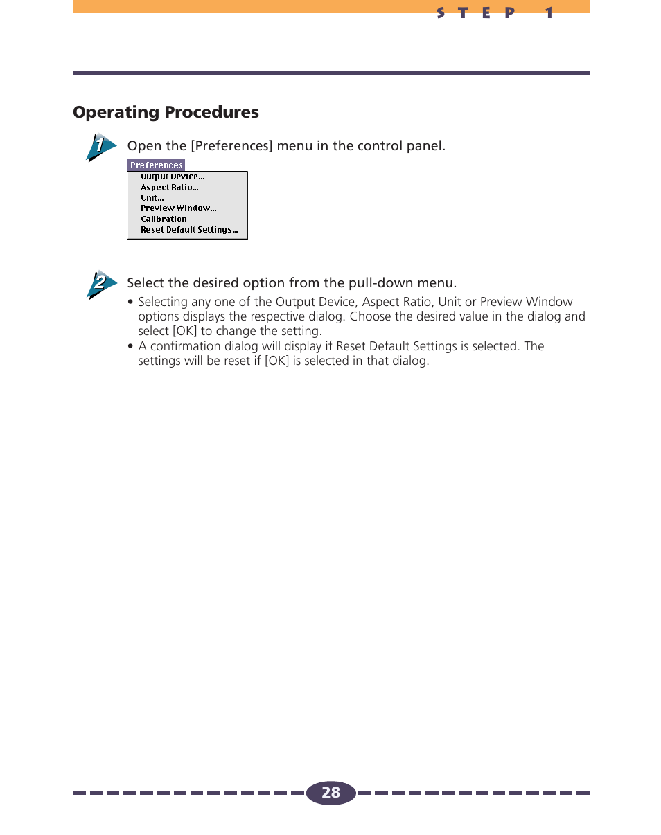 Operating procedures | Canon D646U User Manual | Page 28 / 69