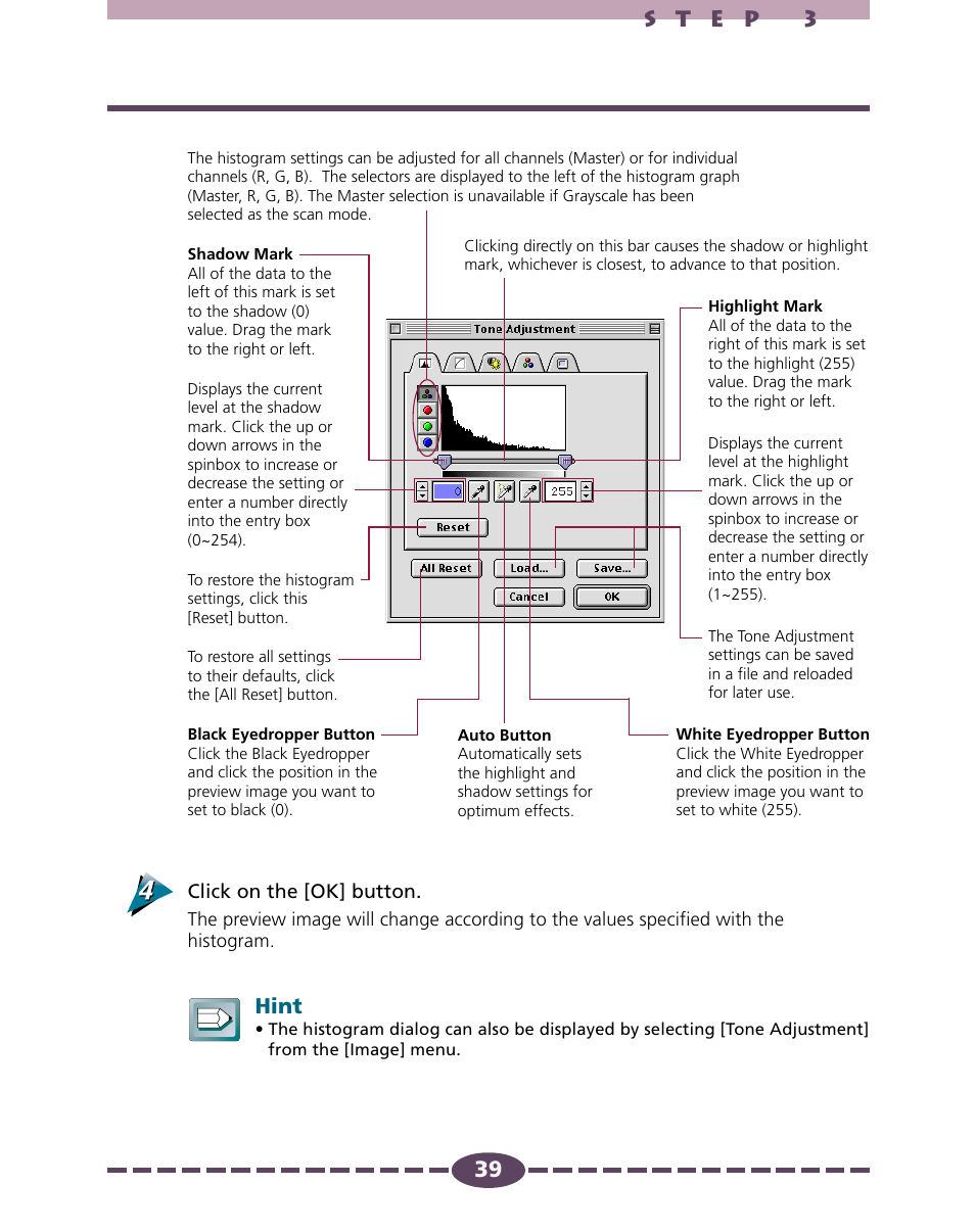 Hint | Canon D646U User Manual | Page 39 / 69