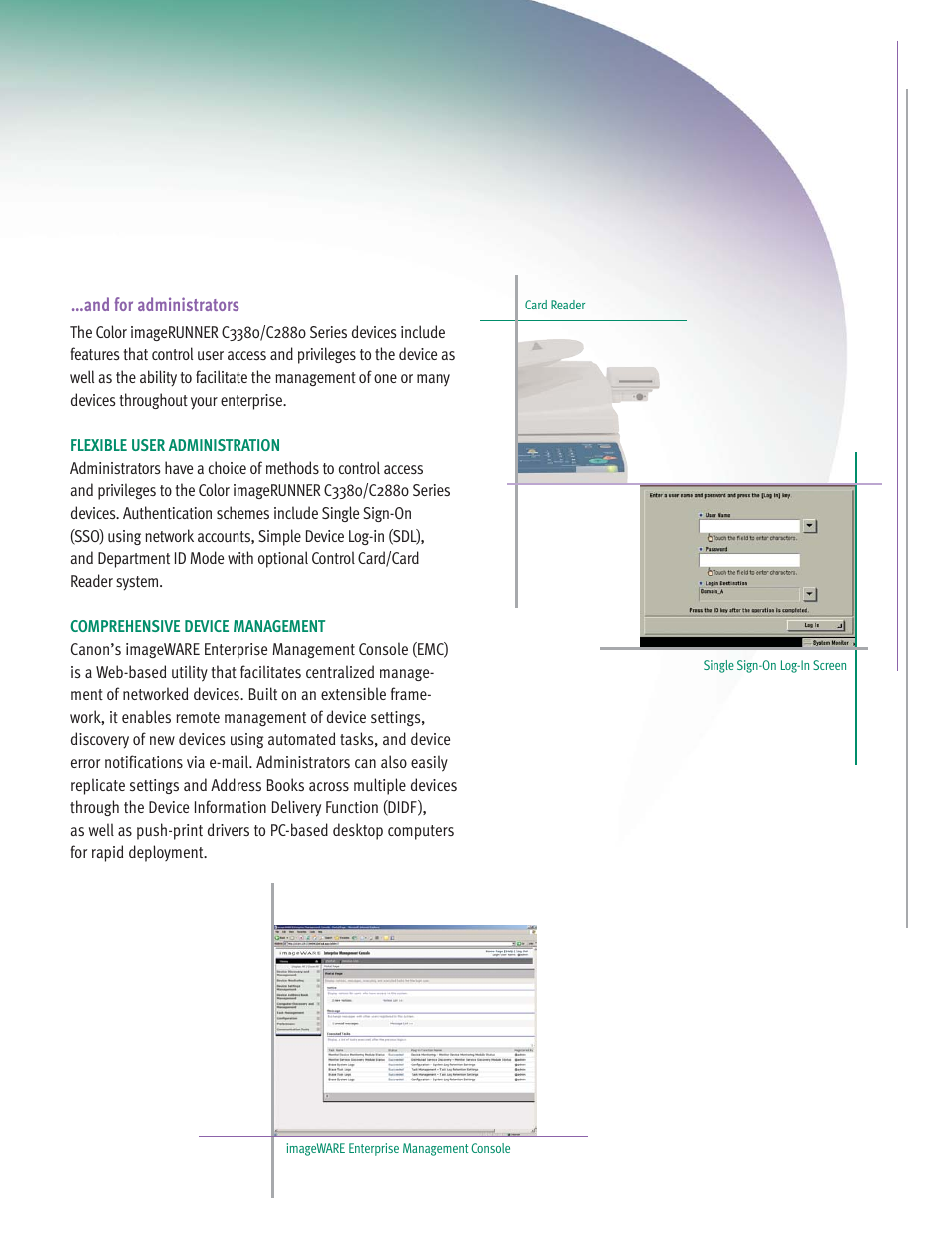 And for administrators | Canon C2880 Series User Manual | Page 13 / 16