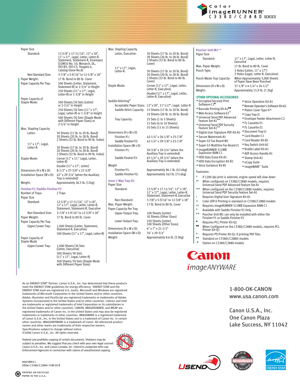 Canon C2880 Series User Manual | Page 16 / 16