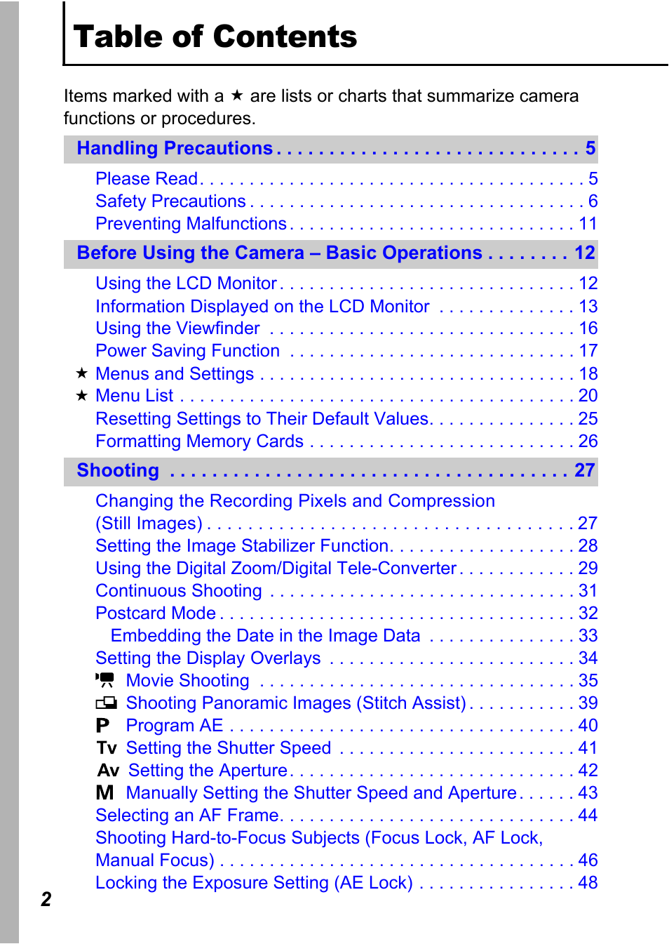 Canon A710 IS User Manual | Page 4 / 138
