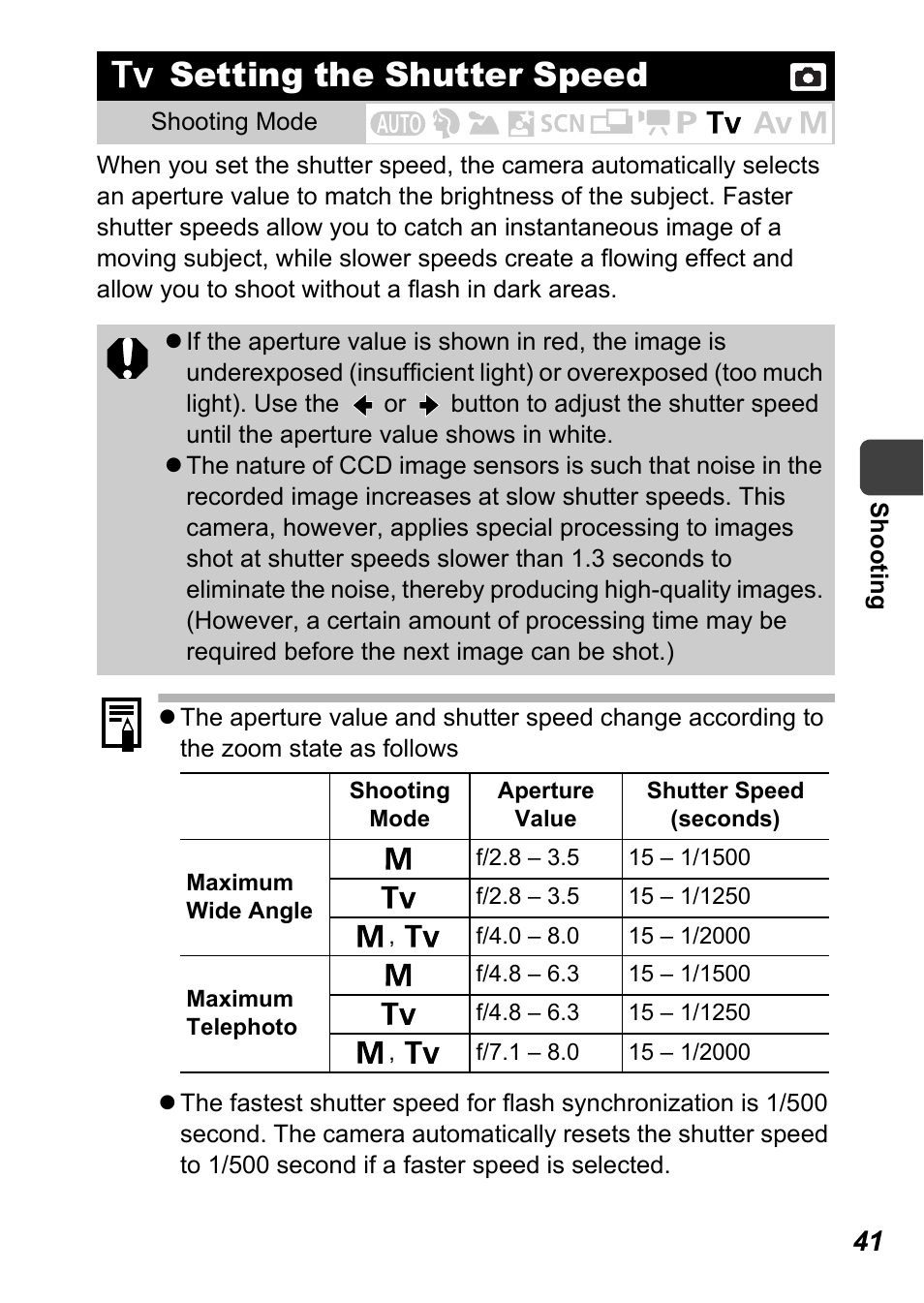 Setting the shutter speed, P. 41) | Canon A710 IS User Manual | Page 43 / 138