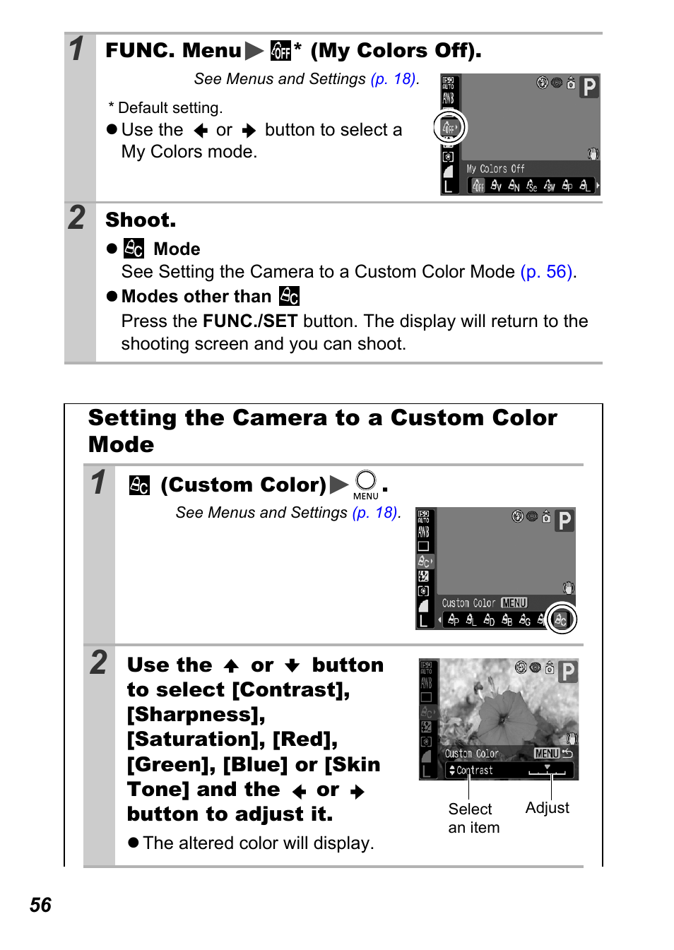 Canon A710 IS User Manual | Page 58 / 138