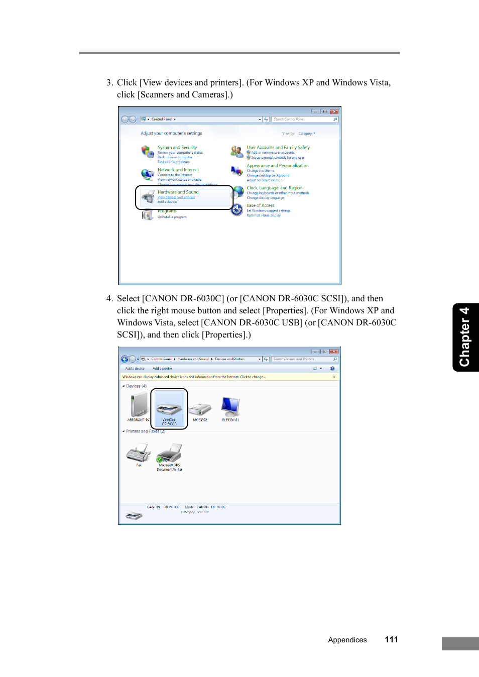 Chapter 4 | Canon DR-6030C User Manual | Page 117 / 145