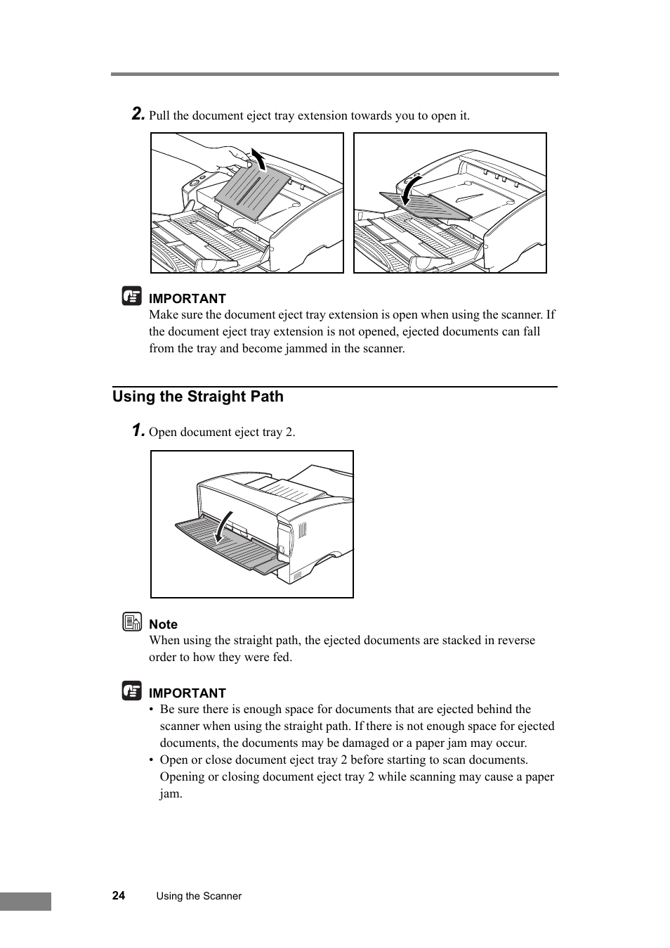 See p. 24.) | Canon DR-6030C User Manual | Page 30 / 145