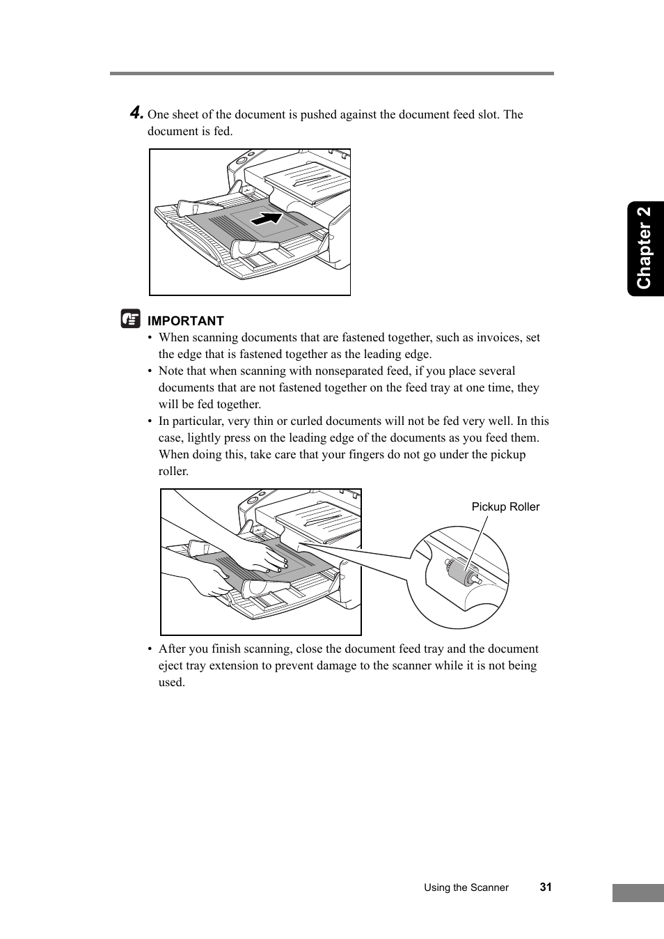 Chapter 2 4 | Canon DR-6030C User Manual | Page 37 / 145