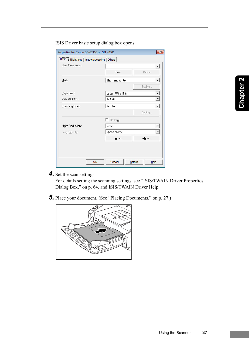 Chapter 2 | Canon DR-6030C User Manual | Page 43 / 145