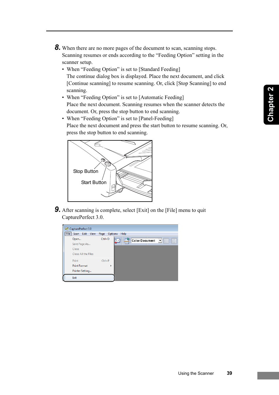 Chapter 2 8 | Canon DR-6030C User Manual | Page 45 / 145