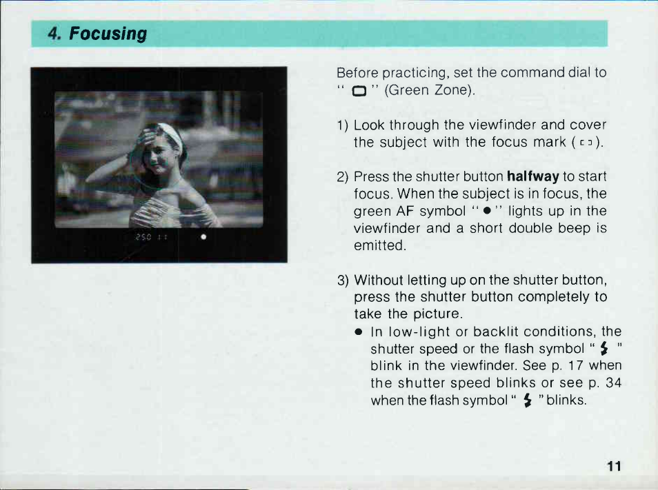 Canon EOS 1000 F User Manual | Page 13 / 105