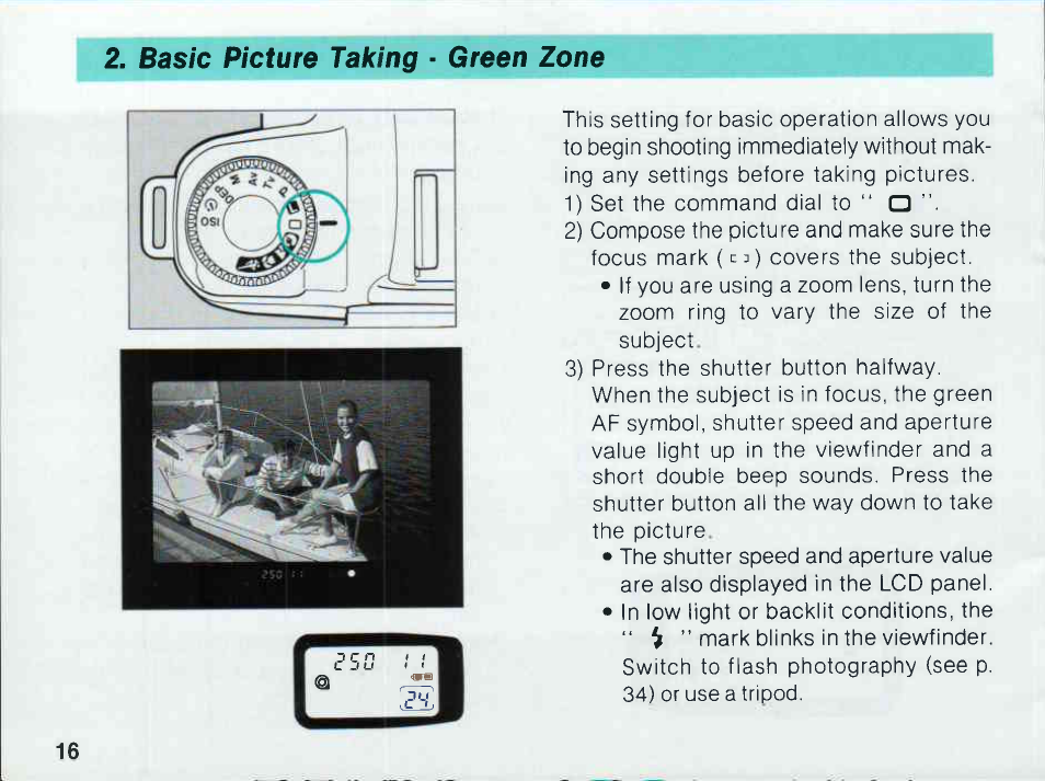 Canon EOS 1000 F User Manual | Page 18 / 105