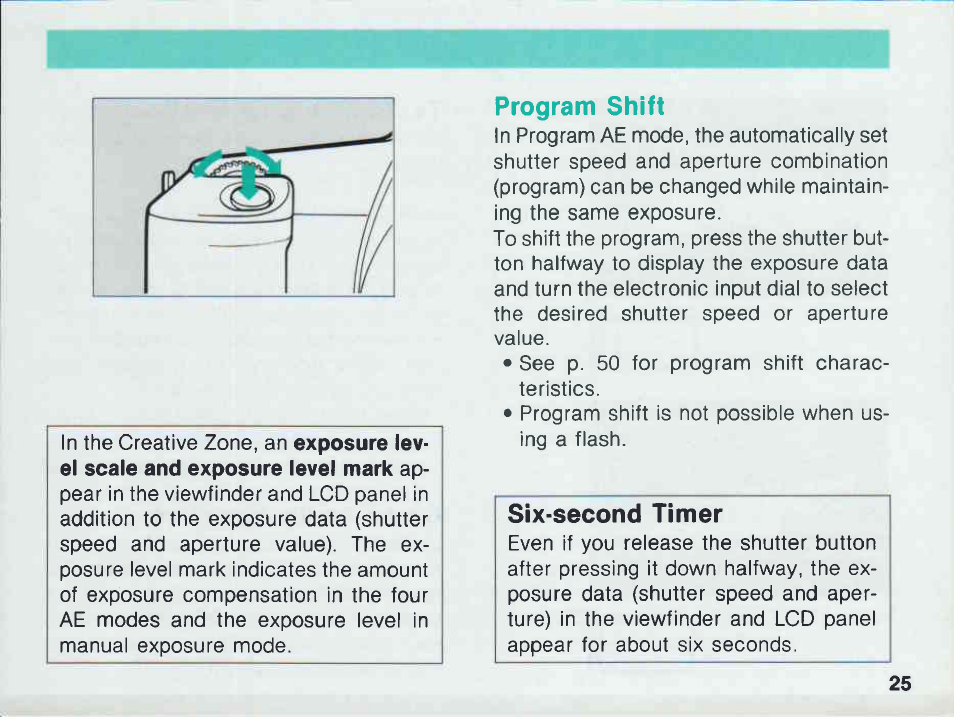 2] taking pictures | Canon EOS 1000 F User Manual | Page 27 / 105