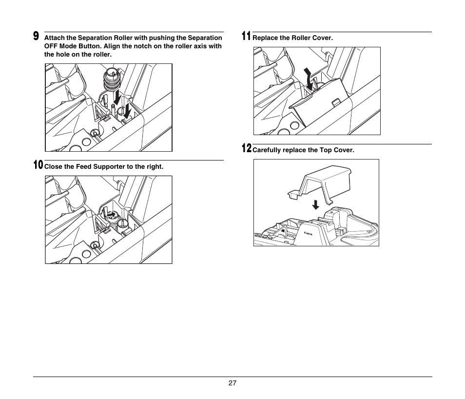 Canon IMAGEFORMULA CR-190I M111021 User Manual | Page 28 / 31