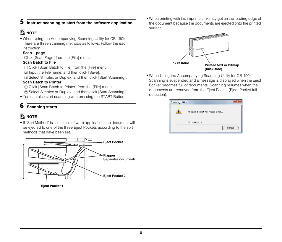 Canon IMAGEFORMULA CR-190I M111021 User Manual | Page 9 / 31