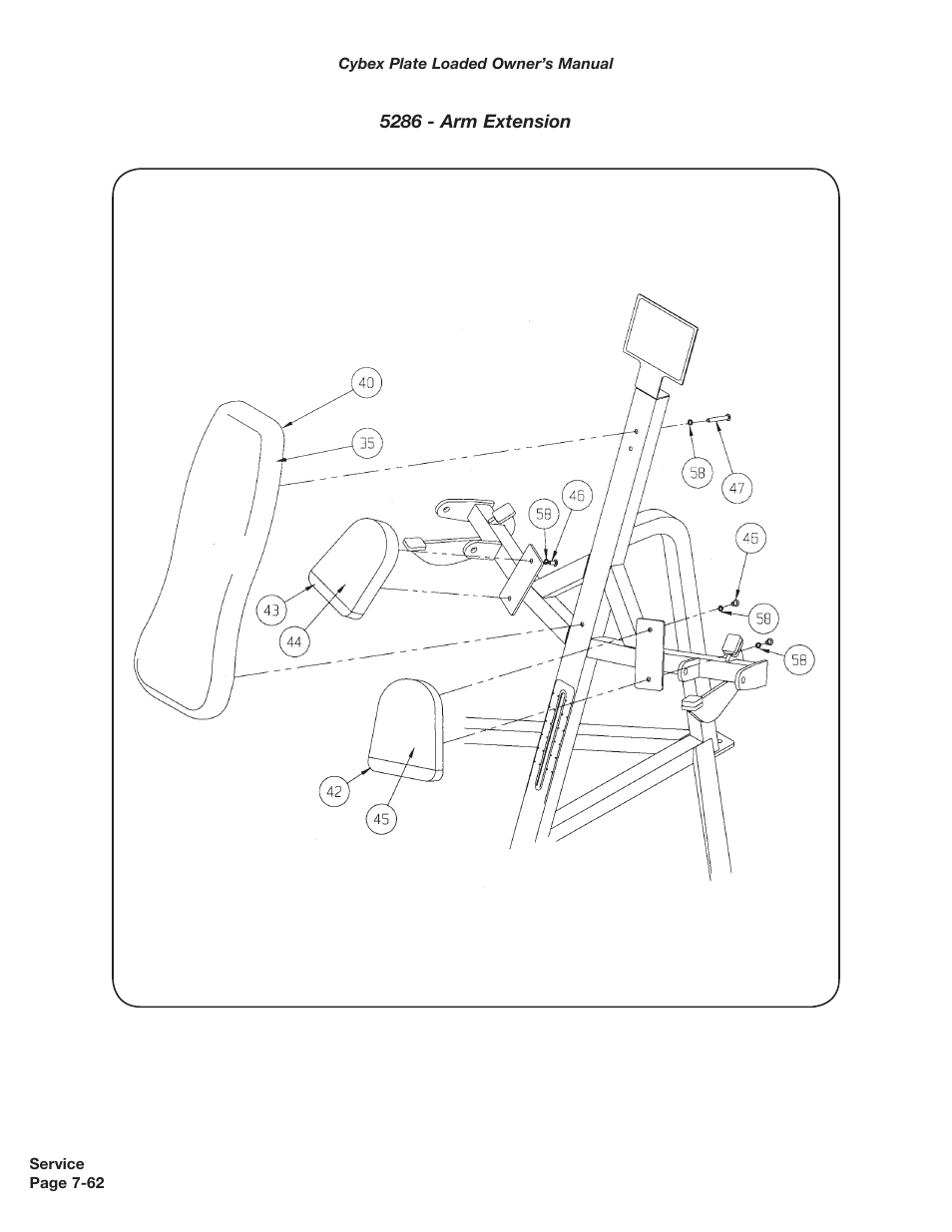 Cybex 5000 Series PL User Manual | Page 180 / 206