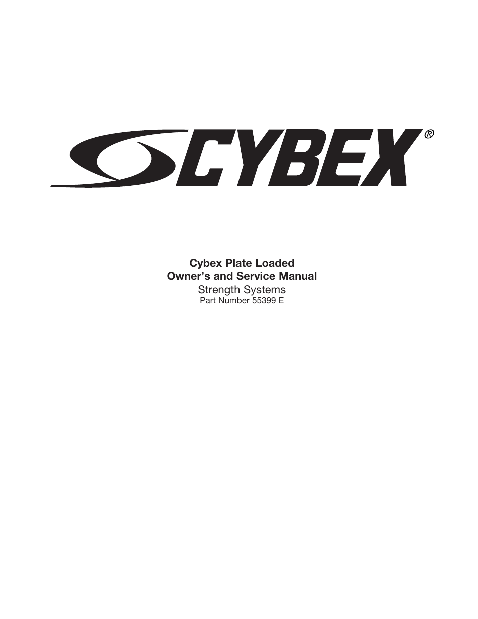 Cybex 5000 Series PL User Manual | Page 3 / 206