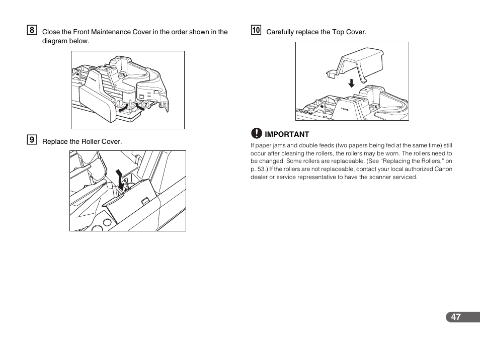 Canon IMAGEFORMULA CR-190I User Manual | Page 47 / 61