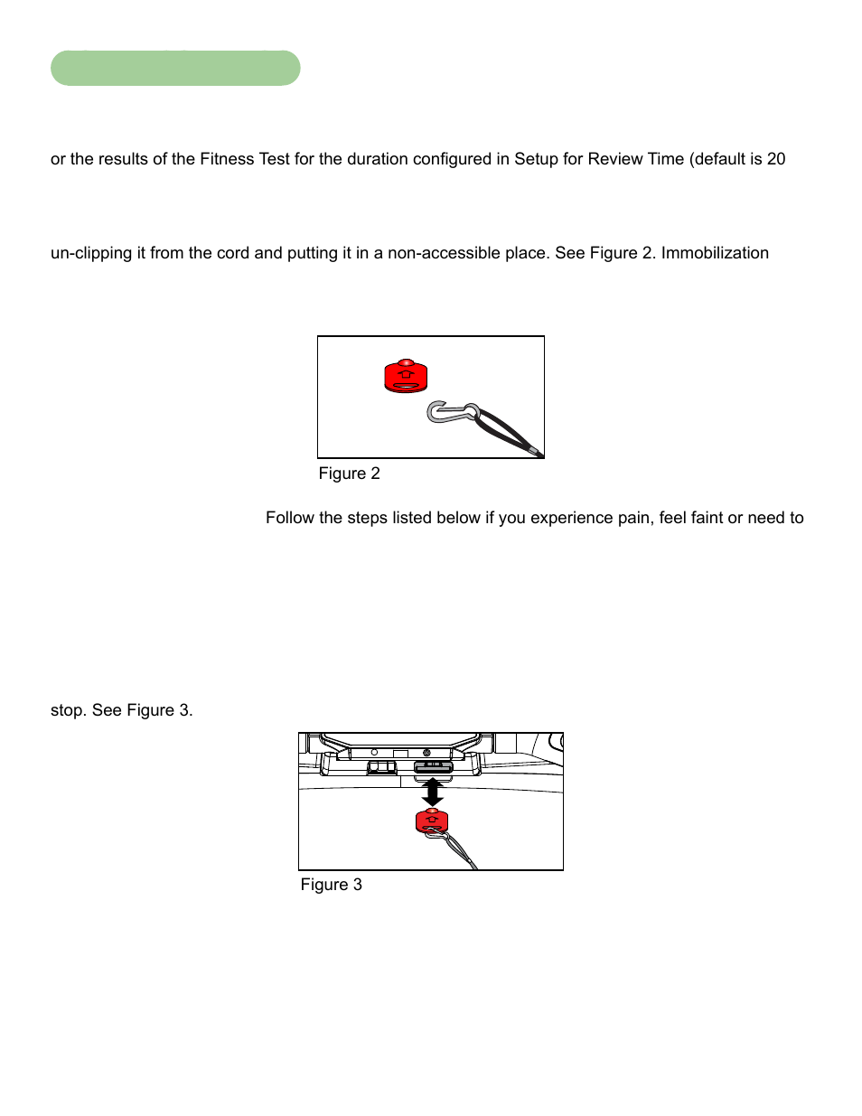 Stopping the treadmill | Cybex 751T Treadmill User Manual | Page 38 / 60