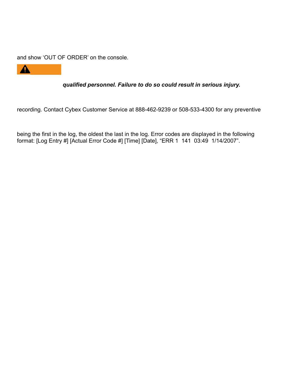 Cybex 751T Treadmill User Manual | Page 46 / 60