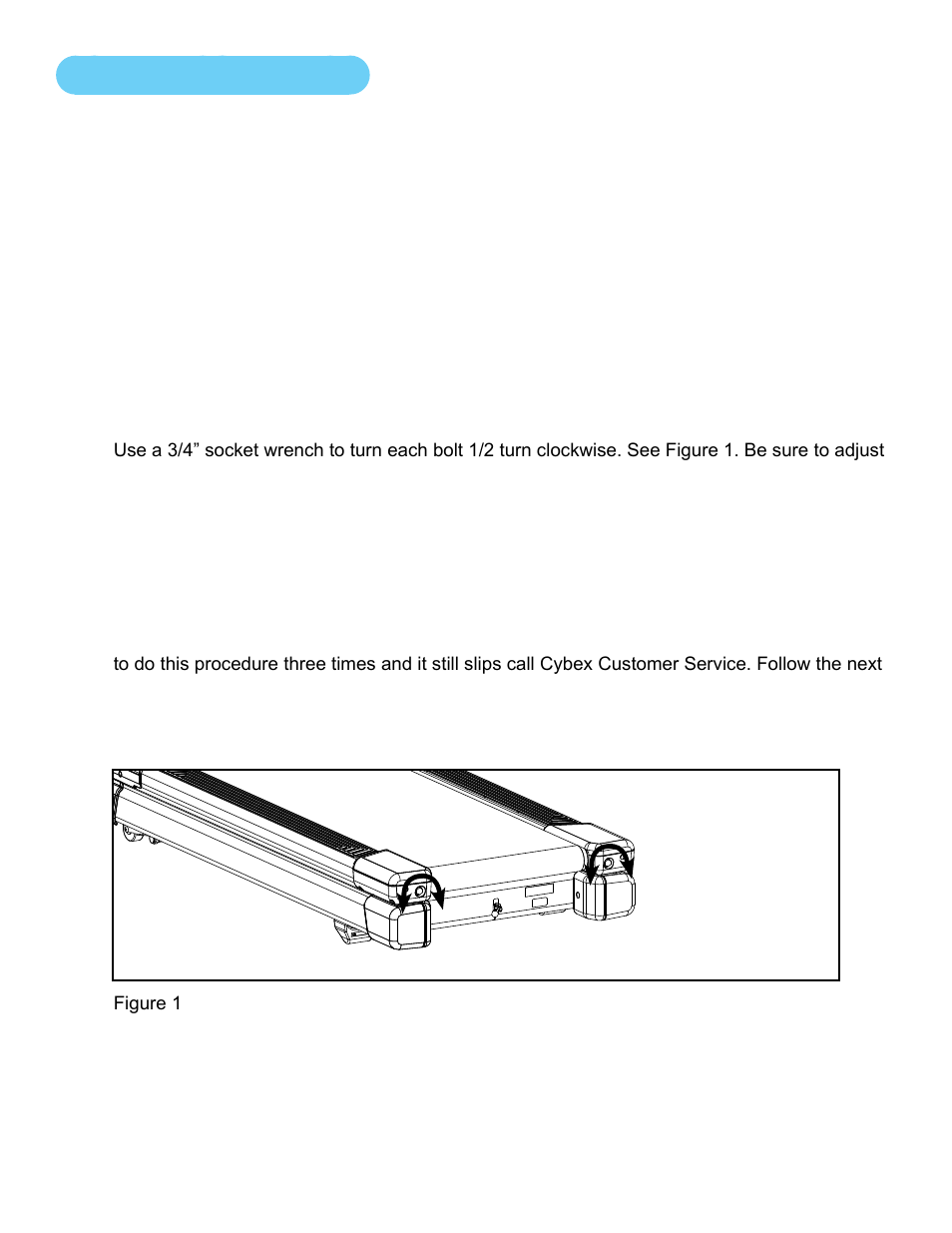 Running belt maintenance | Cybex 751T Treadmill User Manual | Page 51 / 60