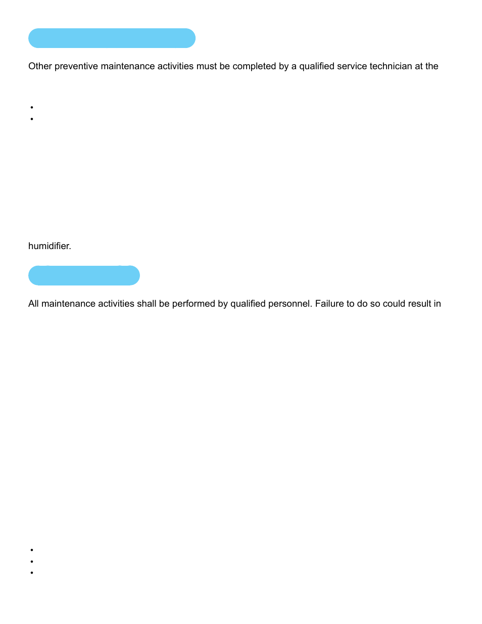 Other preventive maintenance, Service schedule | Cybex 751T Treadmill User Manual | Page 53 / 60