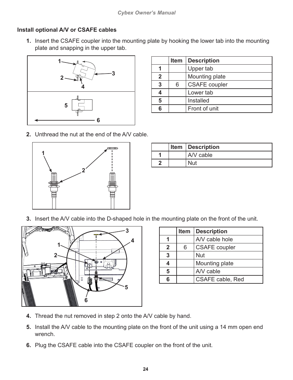 Cybex 770T Treadmill User Manual | Page 24 / 98