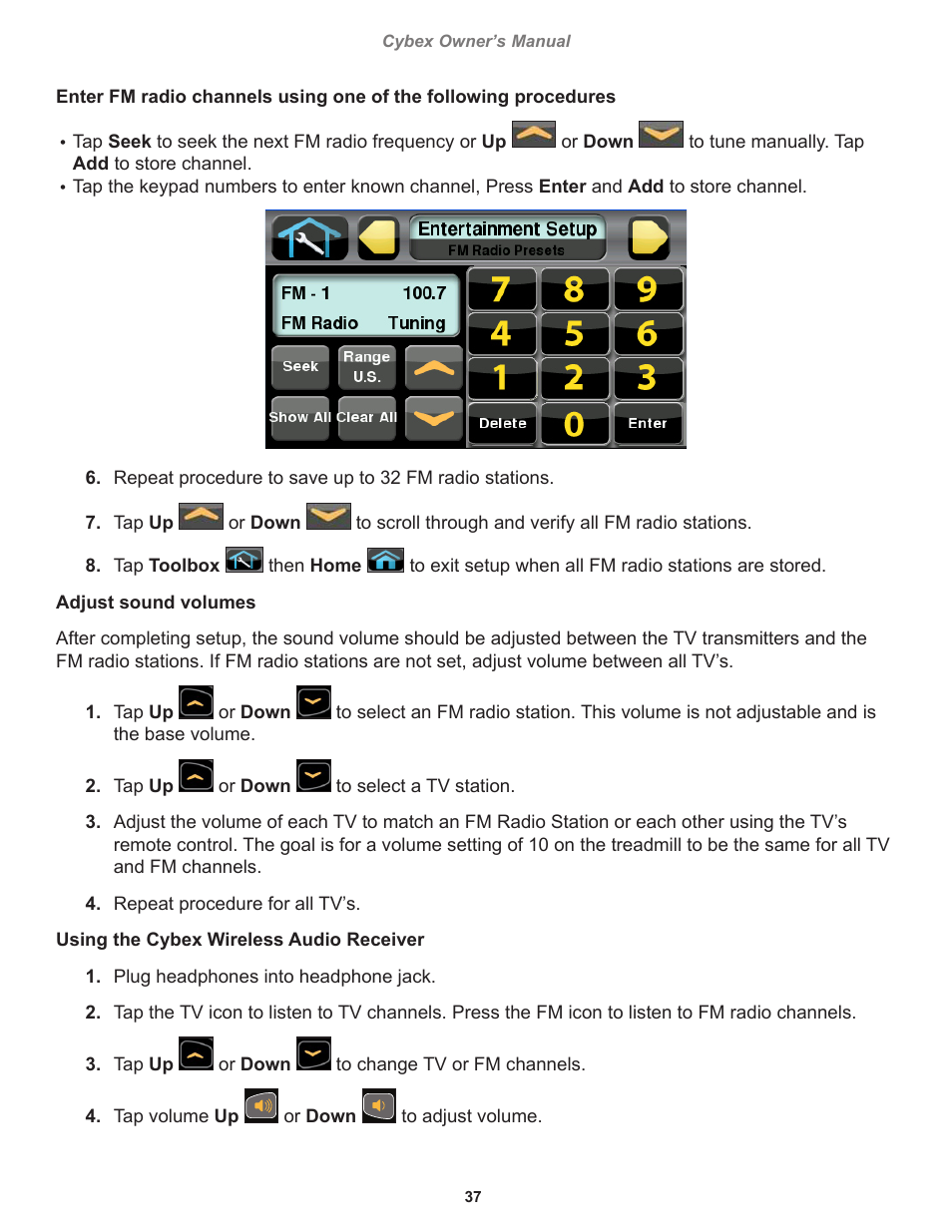 Cybex 770T Treadmill User Manual | Page 37 / 98