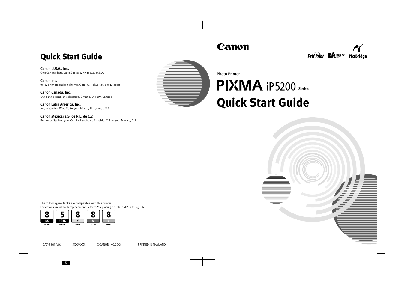 Canon iP5200 User Manual | 104 pages