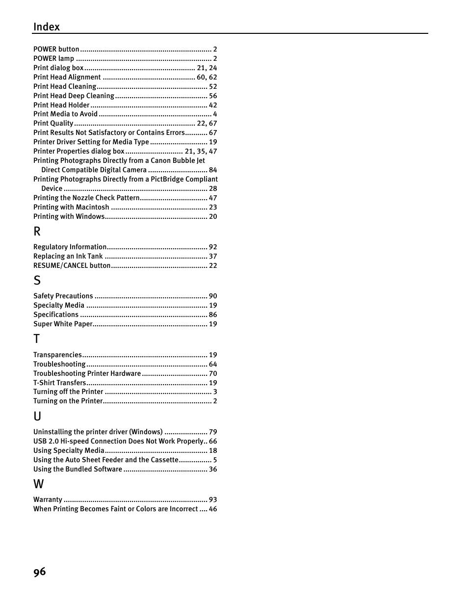 Canon iP5200 User Manual | Page 100 / 104