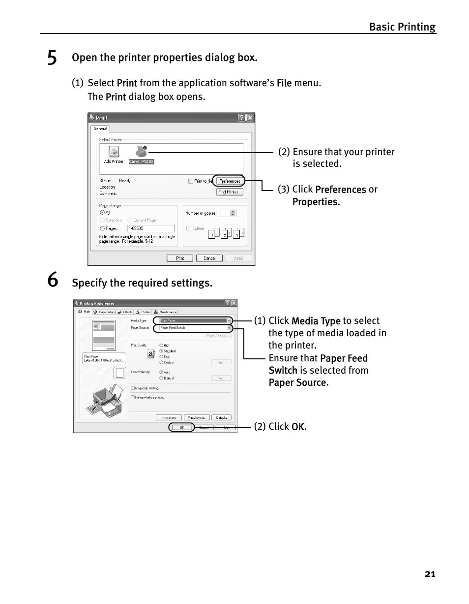 Canon iP5200 User Manual | Page 25 / 104