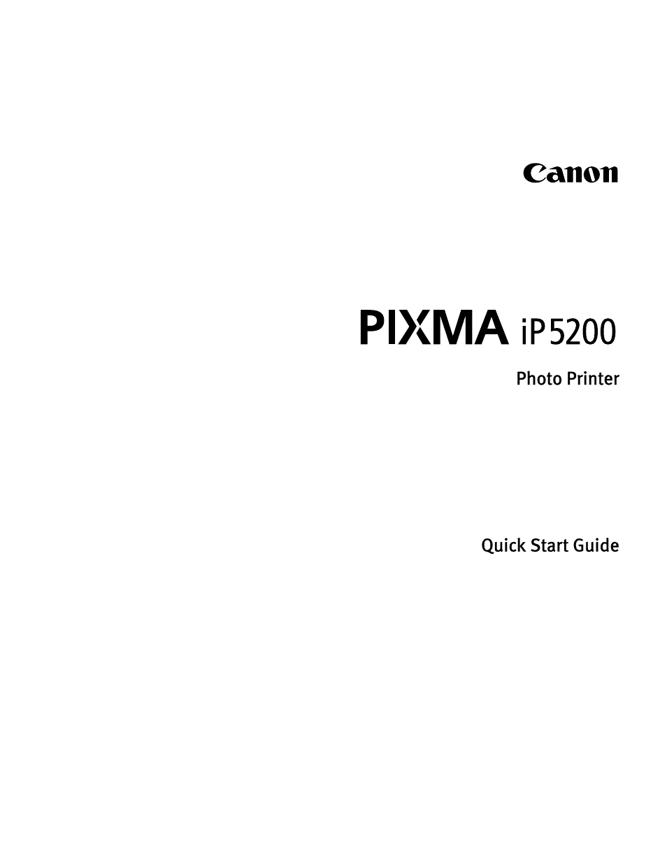 Canon iP5200 User Manual | Page 3 / 104