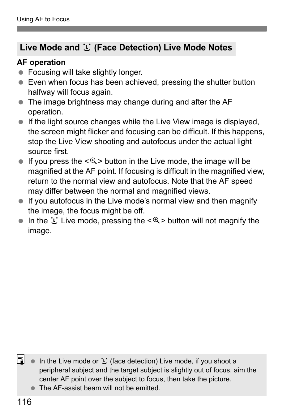 Canon 550D User Manual | Page 116 / 260