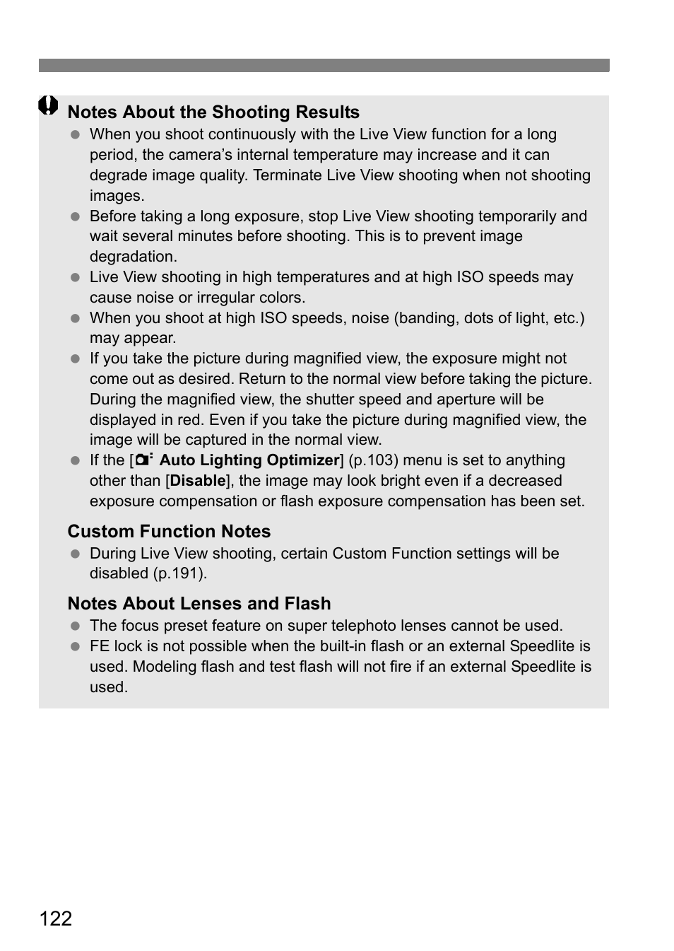 Canon 550D User Manual | Page 122 / 260
