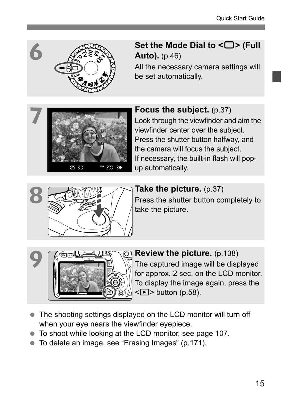Canon 550D User Manual | Page 15 / 260