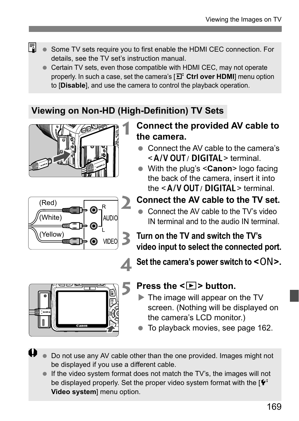 Canon 550D User Manual | Page 169 / 260