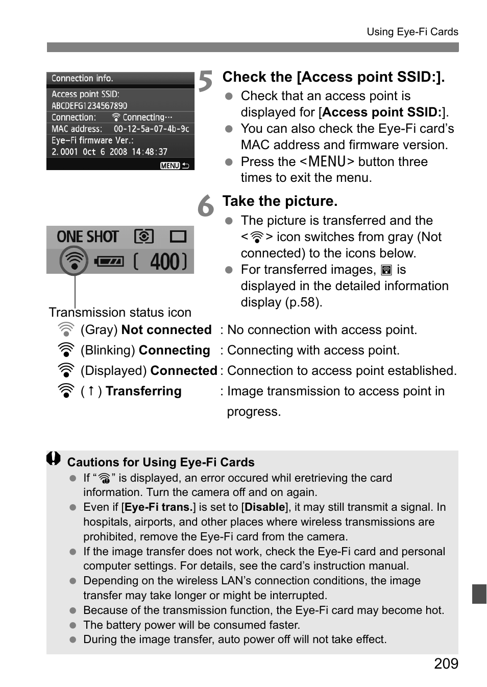 Canon 550D User Manual | Page 209 / 260