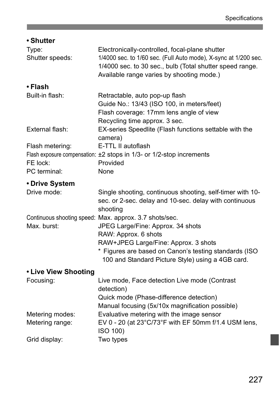 Canon 550D User Manual | Page 227 / 260
