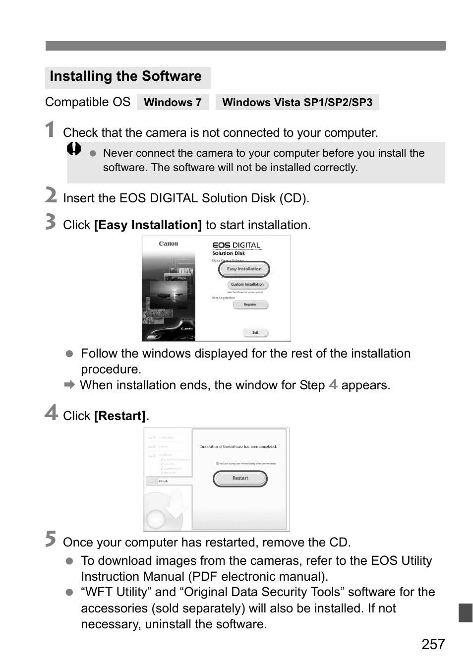 Canon 550D User Manual | Page 257 / 260