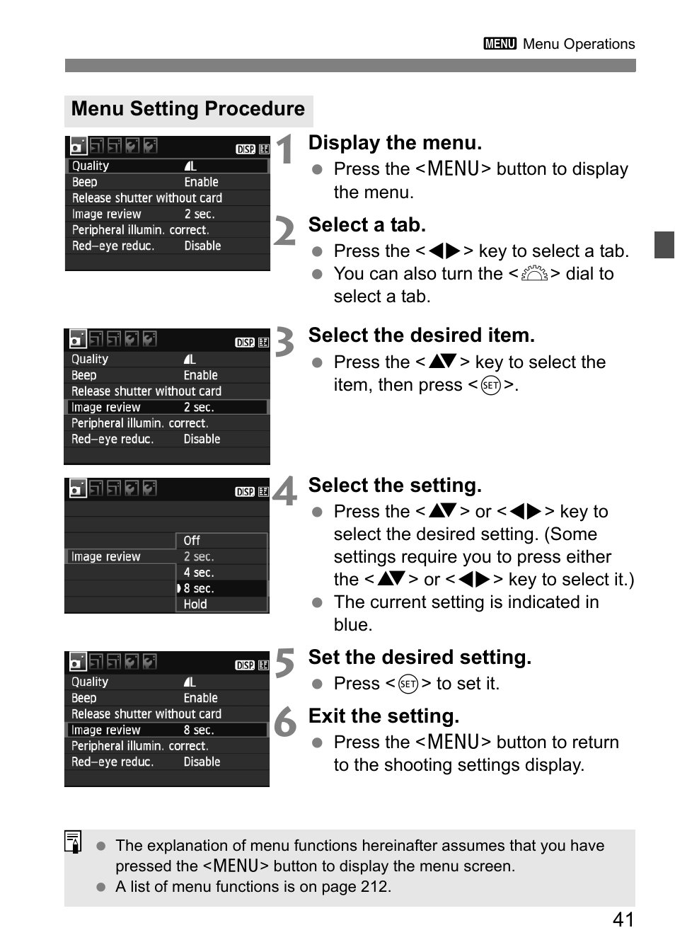 Canon 550D User Manual | Page 41 / 260