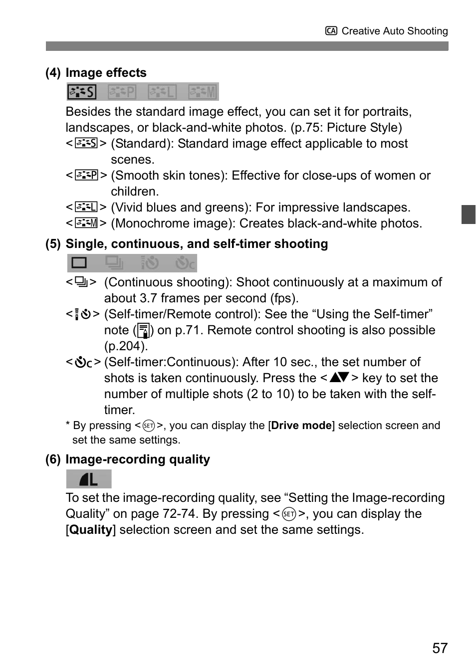 Canon 550D User Manual | Page 57 / 260