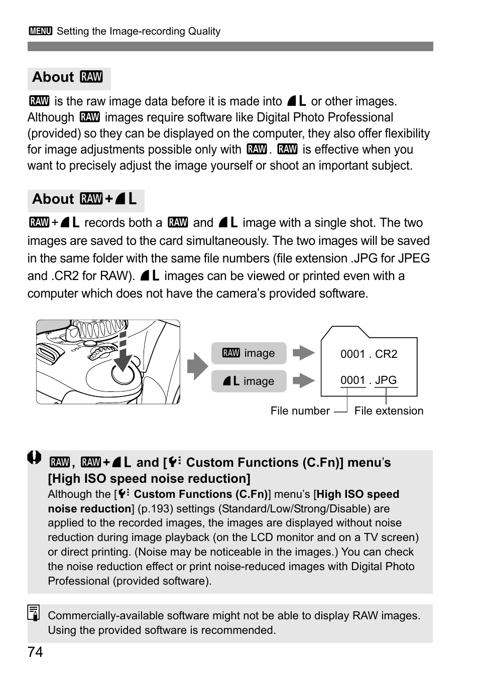 About 1 about 1 + 73 | Canon 550D User Manual | Page 74 / 260