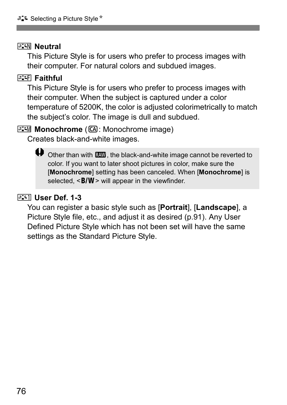 Canon 550D User Manual | Page 76 / 260