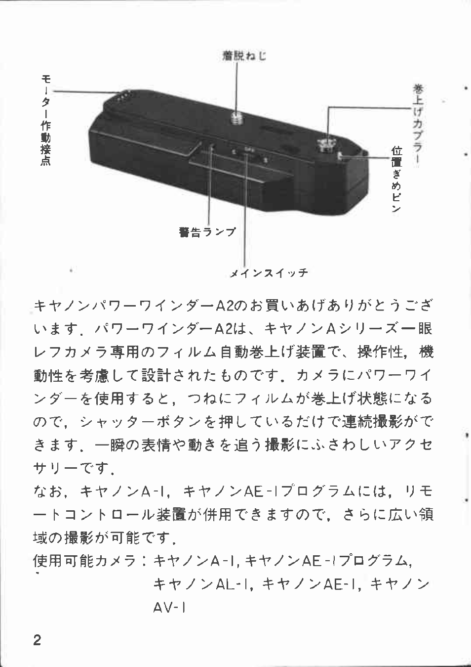 Canon A2 User Manual | Page 2 / 51