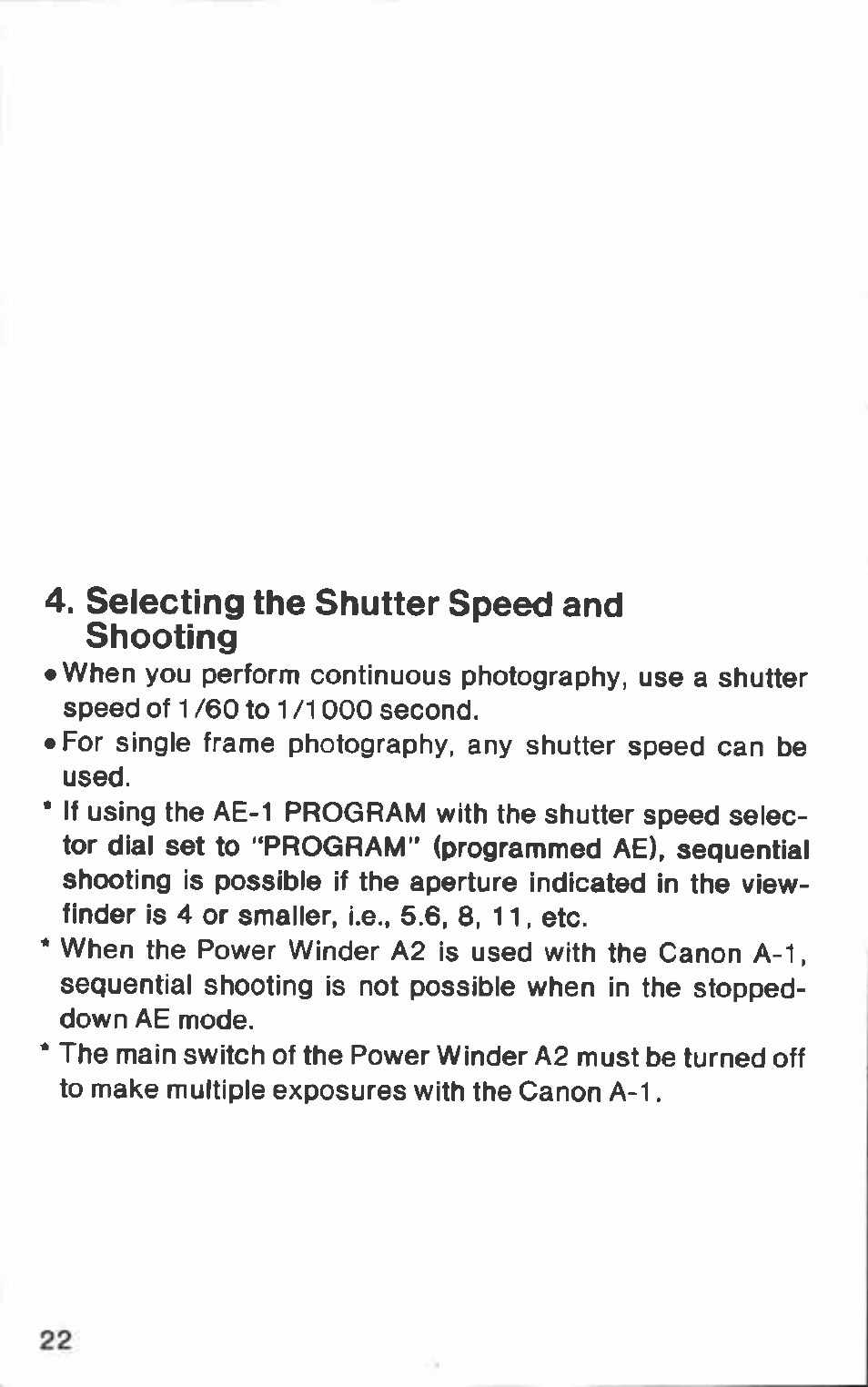 Montage du moteur sur l’appareil | Canon A2 User Manual | Page 22 / 51