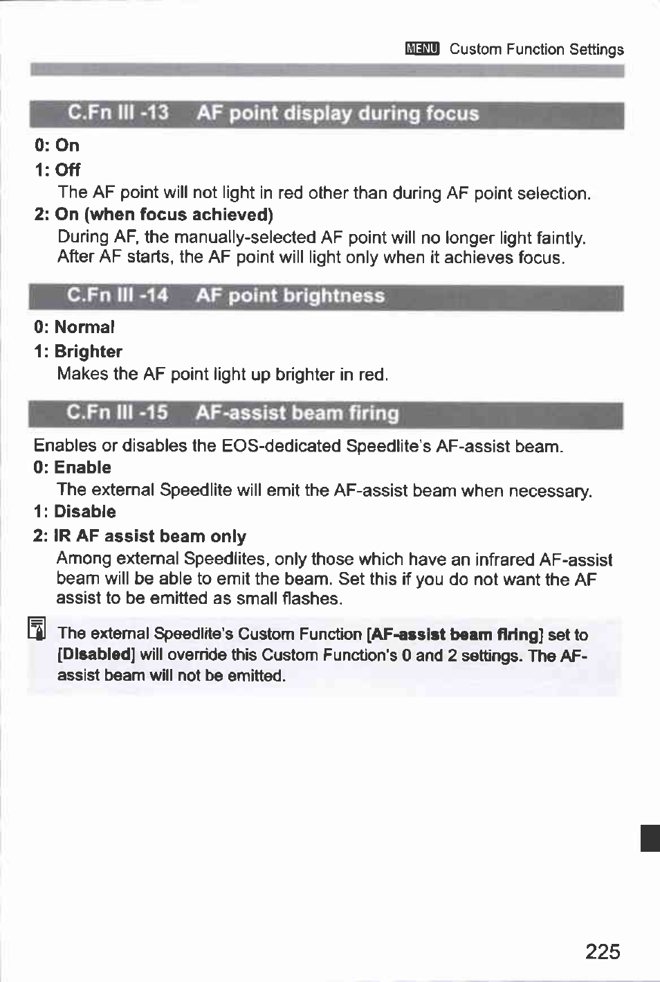 Canon EOS-1D Mark IV User Manual | Page 225 / 276