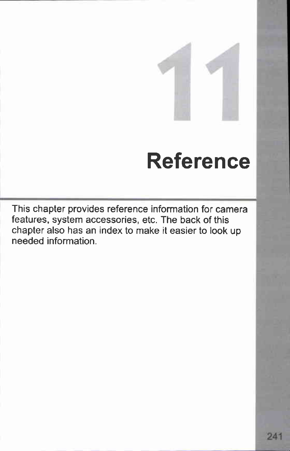 Reference | Canon EOS-1D Mark IV User Manual | Page 241 / 276
