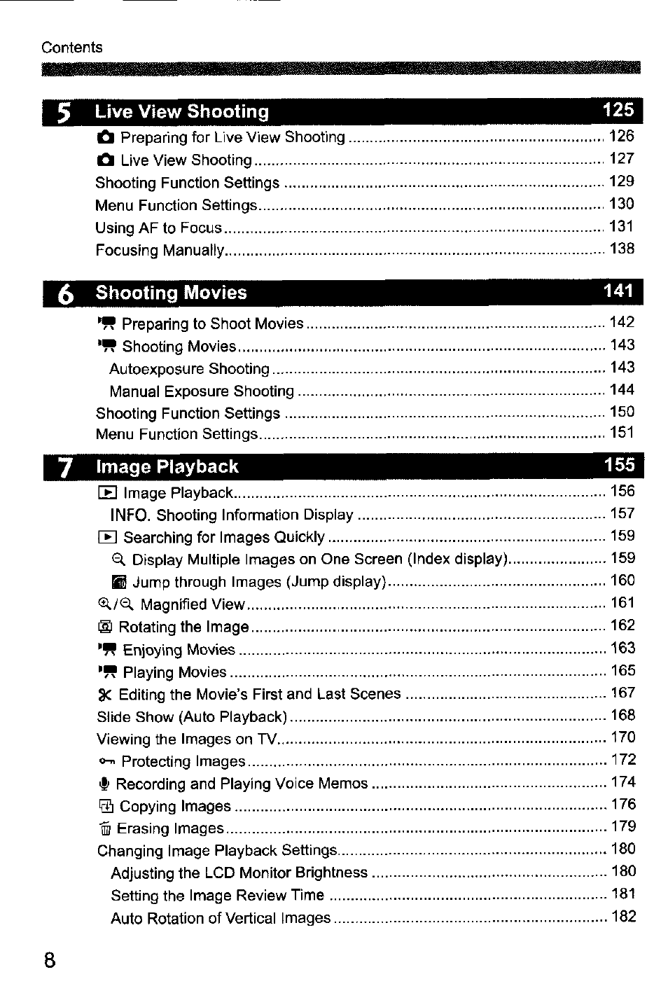 Canon EOS-1D Mark IV User Manual | Page 8 / 276