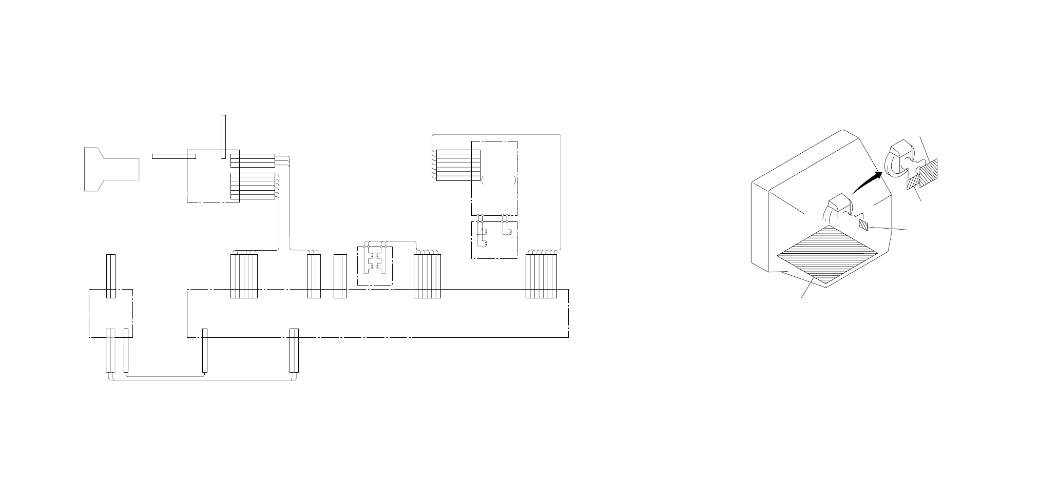 Frame schematic diagram, Circuit boards location, Vm1 a f c3 | Kv-2199xdk, Vm1 a c3 neck assy dy assy, Rm-952 | Sony Trinitron KV-2199XDK User Manual | Page 27 / 47
