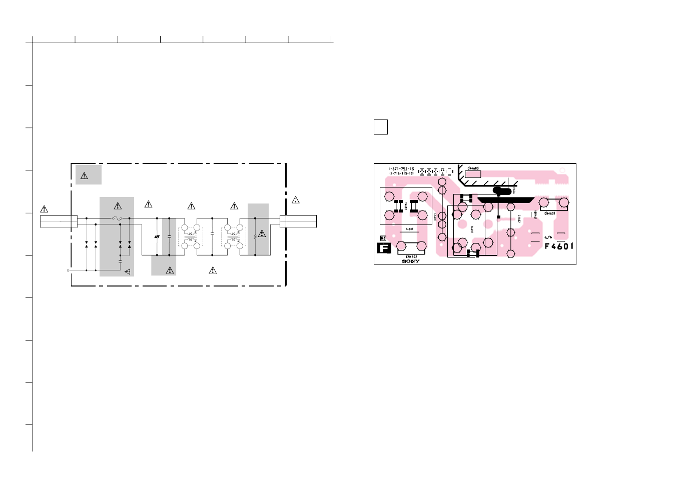 Cispr), Kv-2199xdk, 4) schematic diagram of f board | F board, Printed wiring board | Sony Trinitron KV-2199XDK User Manual | Page 34 / 47