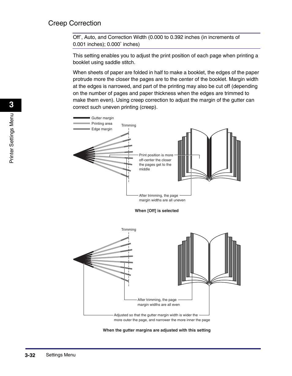 Creep correction, Creep correction -32 | Canon IMAGE RUNNER 5075 User Manual | Page 100 / 250