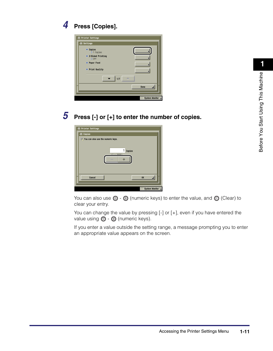 Canon IMAGE RUNNER 5075 User Manual | Page 29 / 250